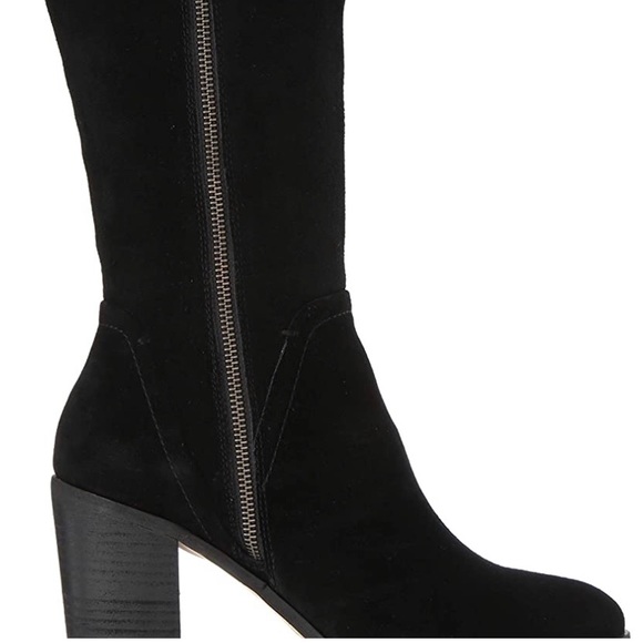 Black Suede Splendid Boots - Picture 4 of 5